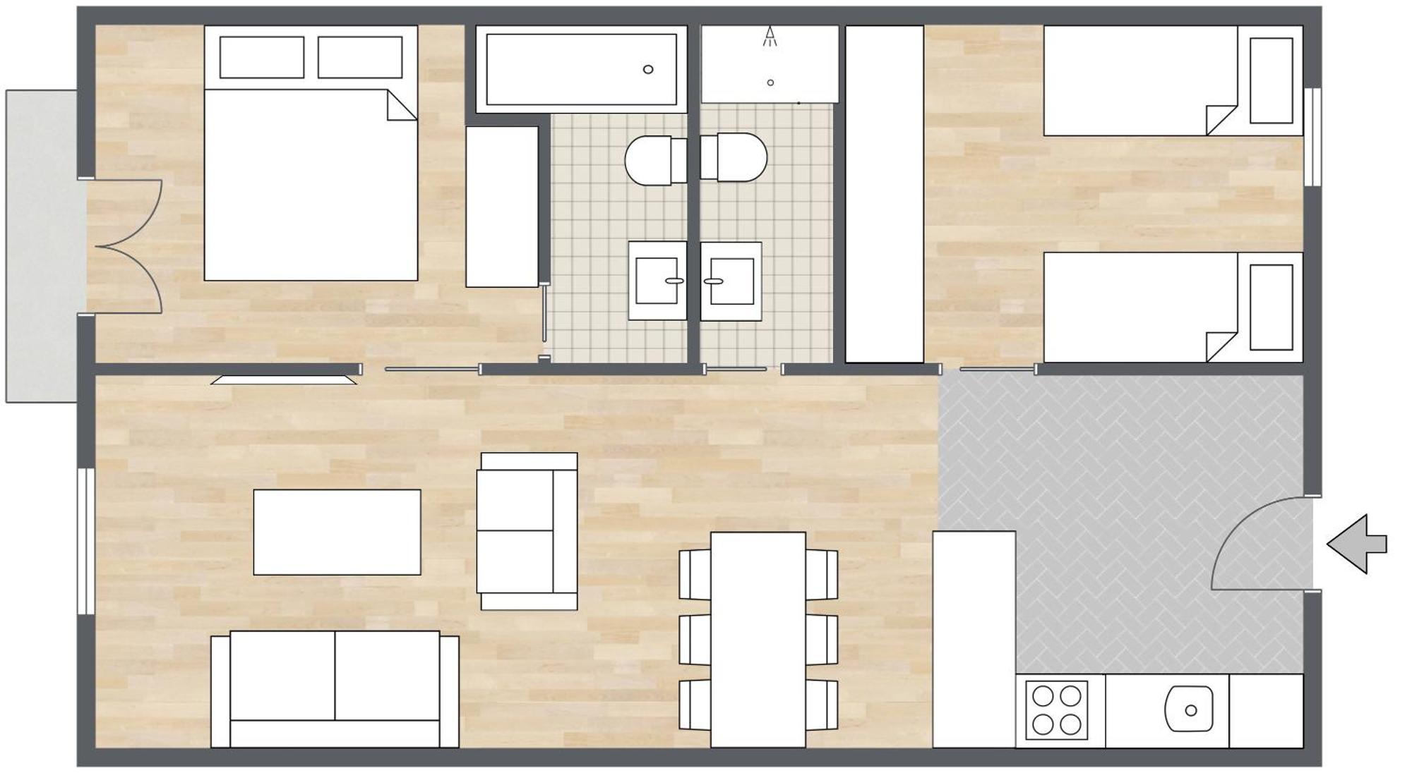 Aspasios Ramblas Appartement